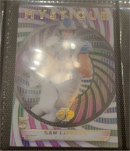 2023 Panini Illusions #31 Sam LaPorta Mystique Rookie — front