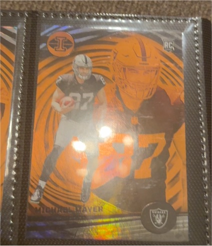 2023 Panini Illusions #60 Michael Mayer Orange Trophy Collection — front
