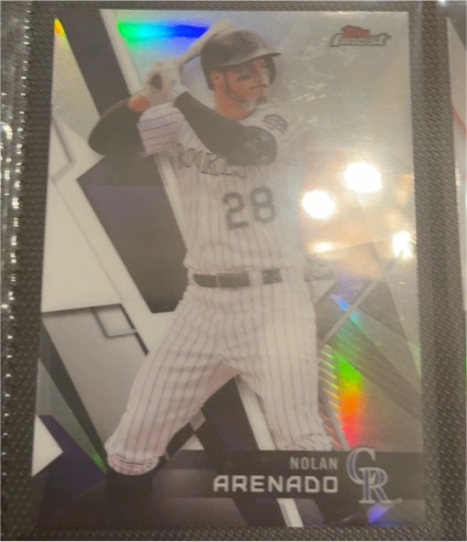 2018 Topps Finest #59 Nolan Arenado — front