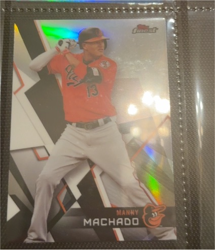 2018 Topps Finest #98 Manny Machado — front