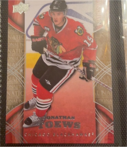 2008 Upper Deck National Convention VIP #NAT-10 Jonathan Toews — front