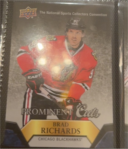 2015 Upper Deck Prominent Cuts Brad Richards — front