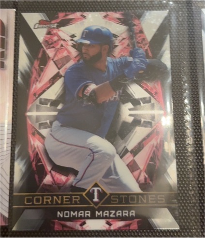 2018 Topps Finest Cornerstones #FC-NM Nomar Mazara — front