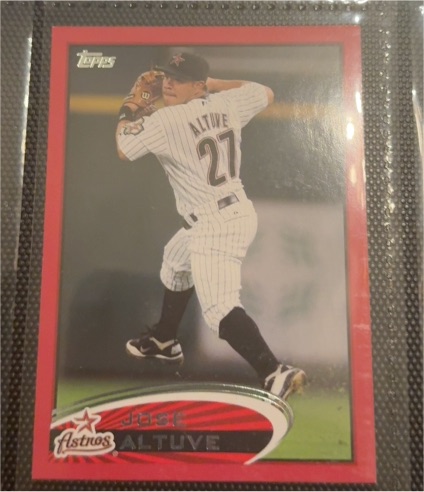 2012 Topps #187 Jose Altuve — front