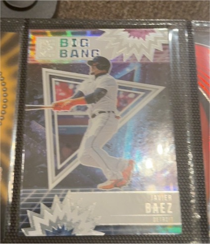 2022 Panini Capstone #BB-8 Javier Baez Big Bang — front