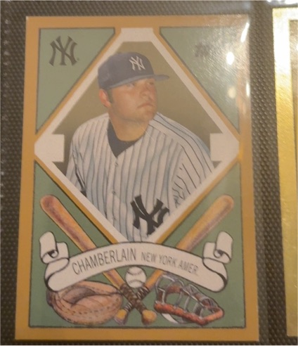 2008 Topps Heritage T205 Mini #TCP9 Joba Chamberlain — front