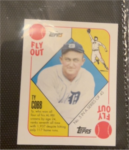 2010 Topps Red Back #5 Ty Cobb — front