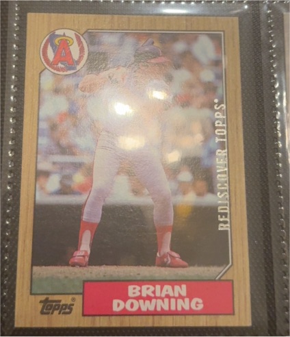 1987 Topps #782 Brian Downing — front
