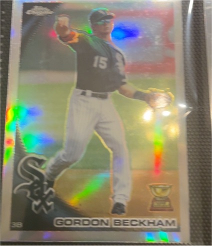 2010 Topps Chrome #36 Gordon Beckham Rookie Cup — front