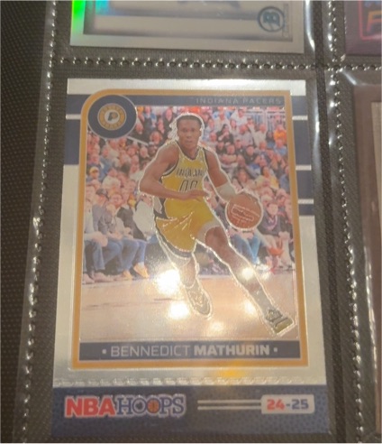 2024-25 Panini NBA Hoops #56 Bennedict Mathurin — front