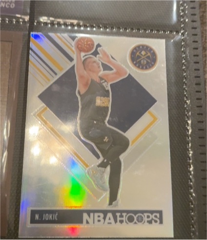 2024-25 Panini NBA Hoops #284 Nikola Jokic Tribute Silver — front