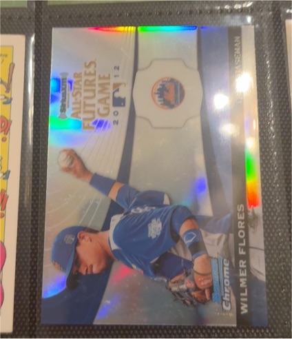 2012 Bowman Chrome All-Star Futures Game #FG-WF Wilmer Flores — front