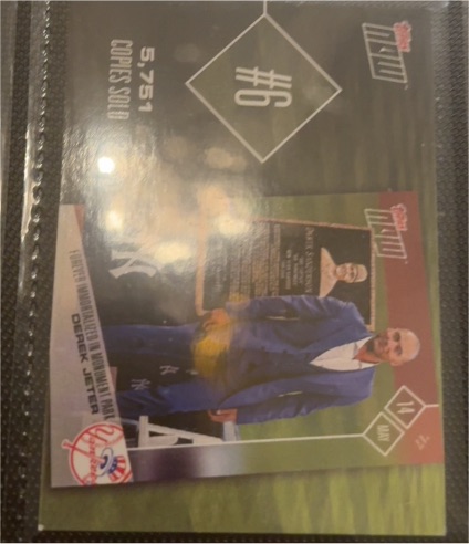 2018 Topps Now Top 10 #TN-6 Derek Jeter — front