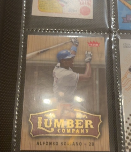 2006 Fleer Lumber Company #LC-4 Alfonso Soriano — front