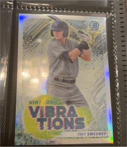 2022 Bowman Chrome #VV-3 Trey Sweeney — front