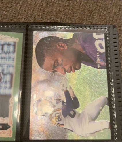 1995 Fleer Metal Platinum Portraits #3 Randy Moss — front