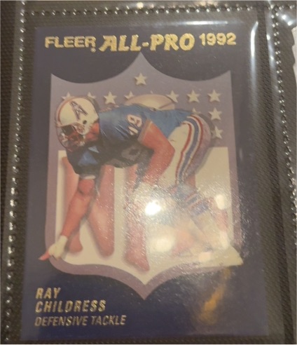 1992 Fleer All-Pro #17 Ray Childress — front