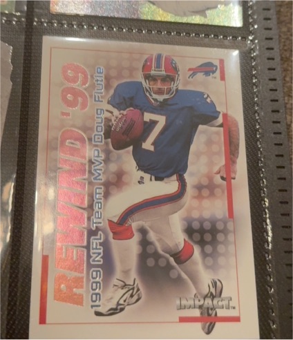 2000 Skybox Impact Rewind '99 #4 Doug Flutie — front