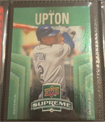 2010 Upper Deck Supreme #S-97 B.J. Upton — front