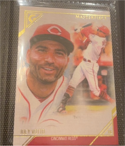 2017 Topps Gallery #MP-4 Joey Votto Masterpiece — front