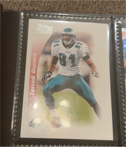 2005 Topps Draft Picks & Prospects Football #7 Terrell Owens — front