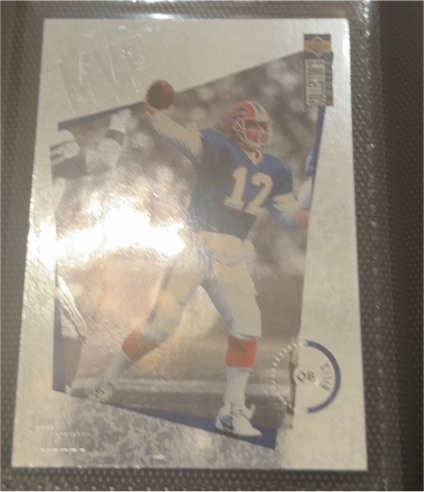 1996 Upper Deck Collector's Choice MVP #M3 Jim Kelly — front