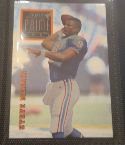1996 Playoff Prime #048 Steve McNair — front