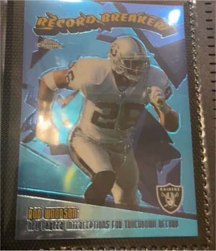 2003 Topps Chrome Record Breakers #RB26 Rod Woodson — front