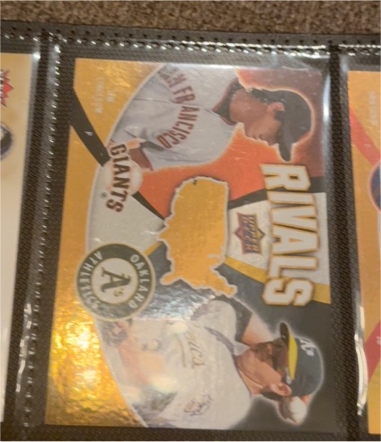 2009 Upper Deck Rivals #R4 Buster Posey & Matt Olson — front