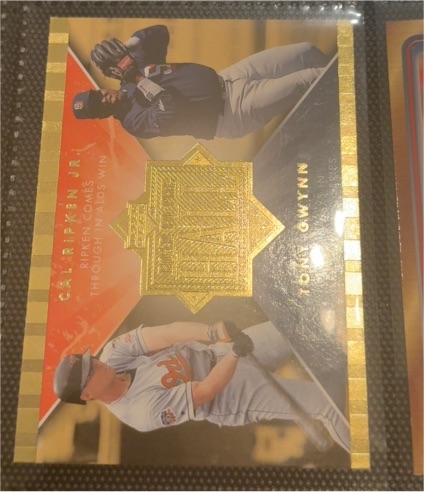 2007 Upper Deck Road to the Hall #CRTG23 Cal Ripken Jr. Tony Gwynn — front