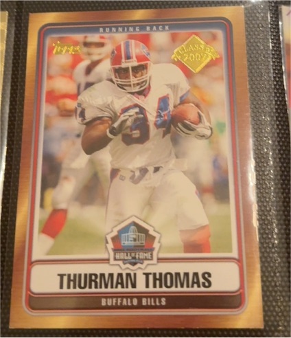 2007 Topps Hall of Fame #HOF-TT Thurman Thomas — front