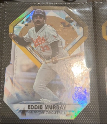 2022 Topps Series 1 Diamond Greats Die-Cuts #DGDC-4 Eddie Murray — front