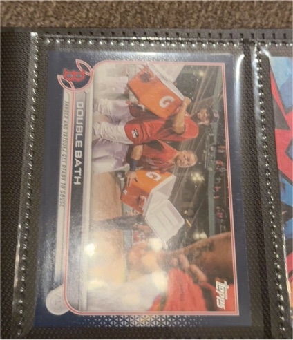2022 Topps Series 1 #229 Double Bath Boston Red Sox Team Card — front