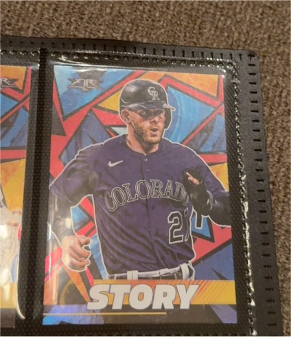 2021 Topps Fire #39 Trevor Story — front