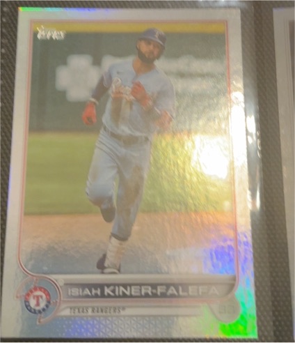 2022 Topps Chrome #192 Isiah Kiner-Falefa — front
