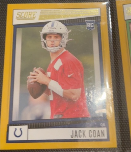 2022 Panini Score #312 Jack Coan — front