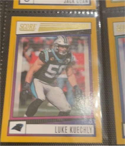 2022 Panini Score #53 Luke Kuechly — front
