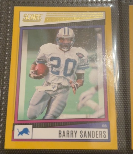 2022 Score #91 Barry Sanders — front
