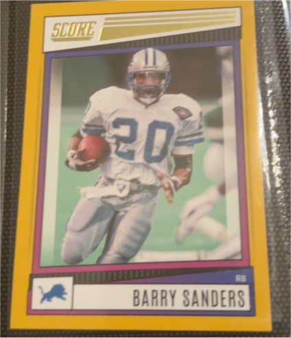 2022 Score #91 Barry Sanders — front