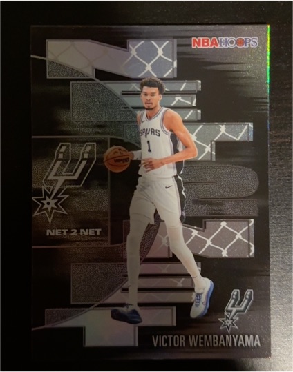 2025-26 Topps NBA Hoops #NTN-28 Victor Wembanyama Net 2 Net — front