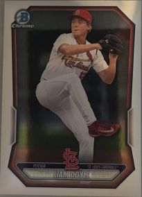 2026 Bowman Chrome #BCP-10 Liam Doyle — front