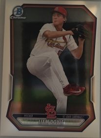 2026 Bowman Chrome #BCP-10 Liam Doyle — front