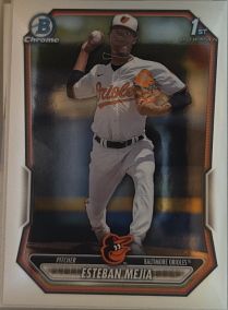 2026 Bowman Chrome #BCP-79 Esteban Mejia — front