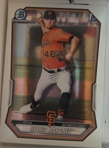 2026 Bowman Chrome #BCP-132 Keyner Martinez — front
