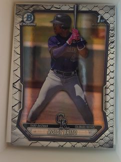 2026 Bowman Chrome #BCP-21 Roldy Brito — front