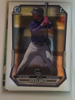 2026 Bowman Chrome #BCP-21 Roldy Brito — front