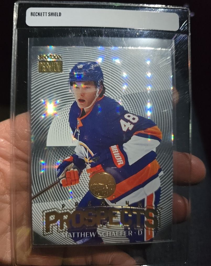 2025-26 SkyBox Metal Universe #PP-4 Matthew Schaefer Premium Prospects — front