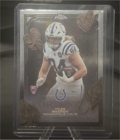 2025 Topps Chrome Fortune 15 #F15-30 Tyler Warren — front
