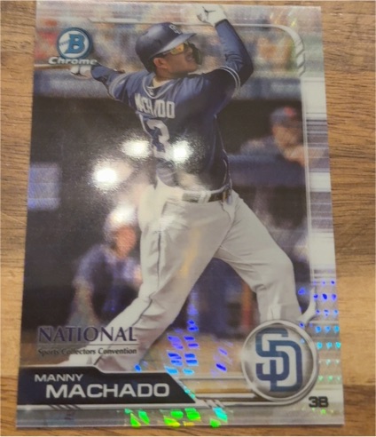 2019 Bowman Chrome #31 Manny Machado — front