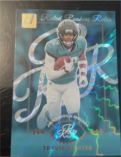 2025 Donruss Rated Rookies Retro #4 Travis Hunter — front